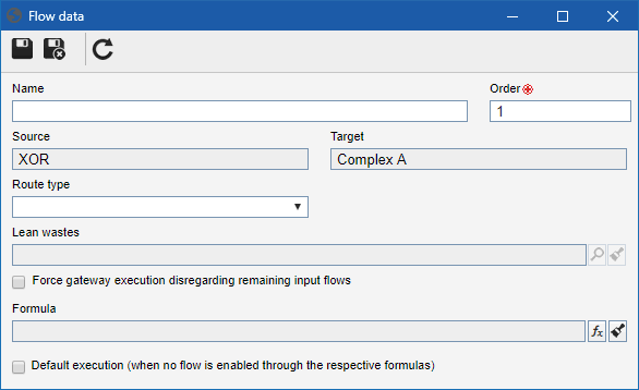 Output flow of a gateway Output flow of a gateway