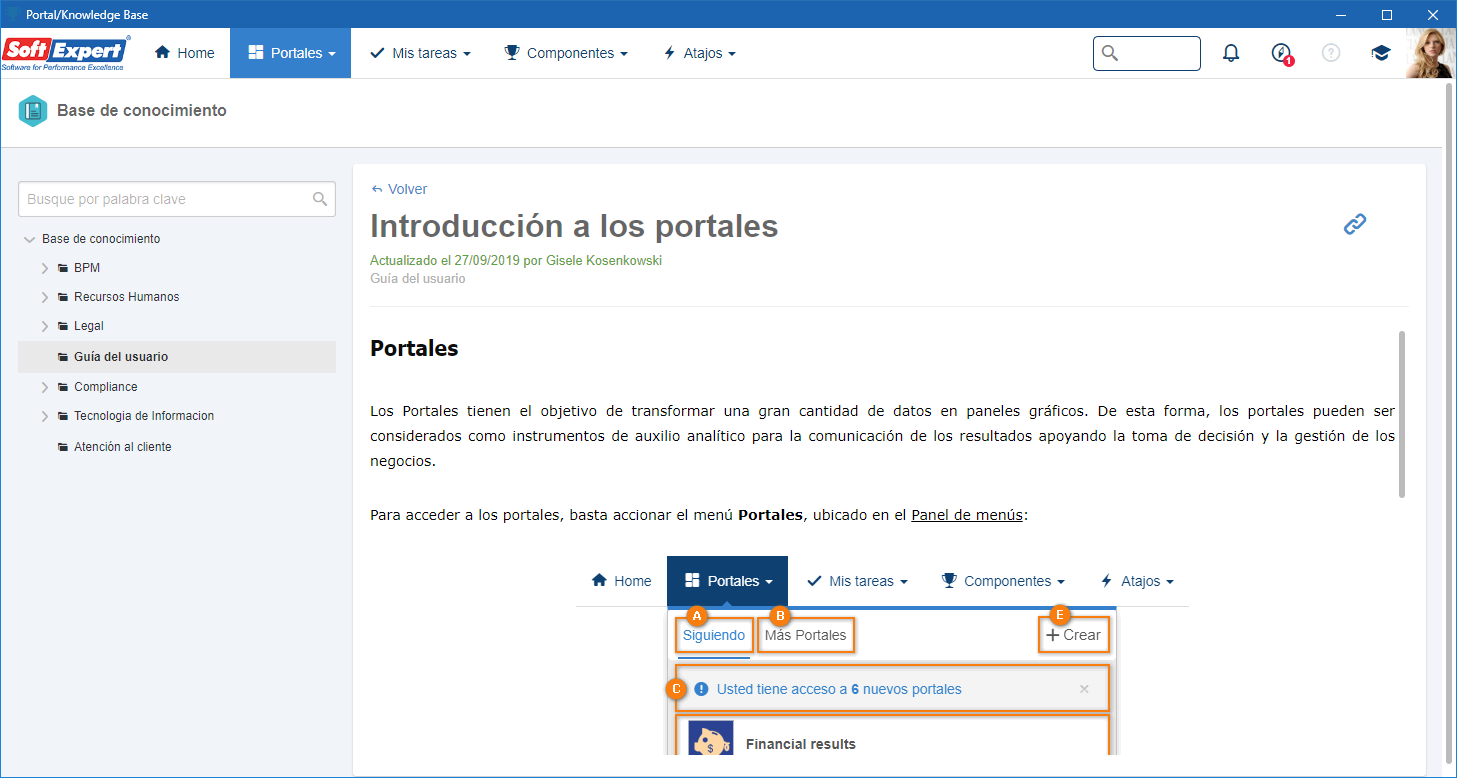 Al hacer clic en un artículo, la pantalla será actualizada con el contenido del artículo, según el idioma en el que está accediendo al sistema. Si el artículo está obsoleto, esta información aparecerá resaltada en rojo debajo del título. Al hacer clic en un artículo, la pantalla será actualizada con el contenido del artículo, según el idioma en el que está accediendo al sistema. Si el artículo está obsoleto, esta información aparecerá resaltada en rojo debajo del título.